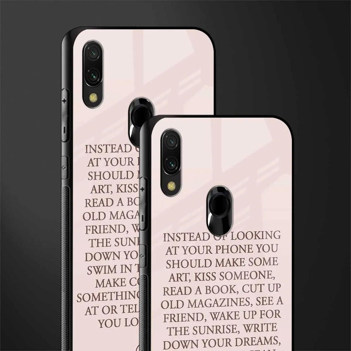 11 Things To Do Phone Case for Redmi Note 7 Pro | Glass Case