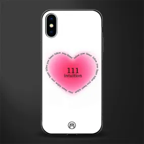 111 Intuition Phone Case for IPhone X | Glass Case