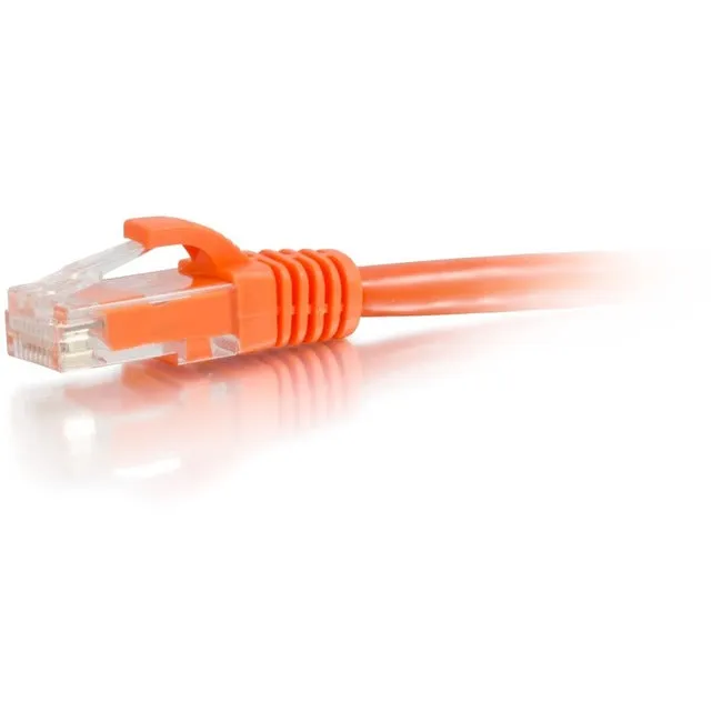 12Ft Cat6A Snagless Utp Cable-Ornge