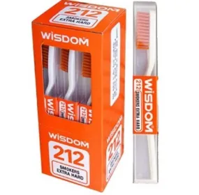 12packs Wisdom 212 Smokers Extra Hard Toothbrush