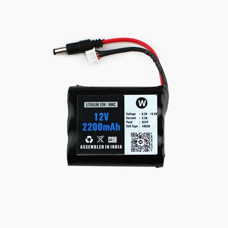 12V 2200mAh Rechargeable Lithium Battery Pack ET9538