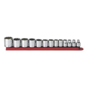 13 Piece 3/8" Drive 12 Point Standard SAE Socket Set