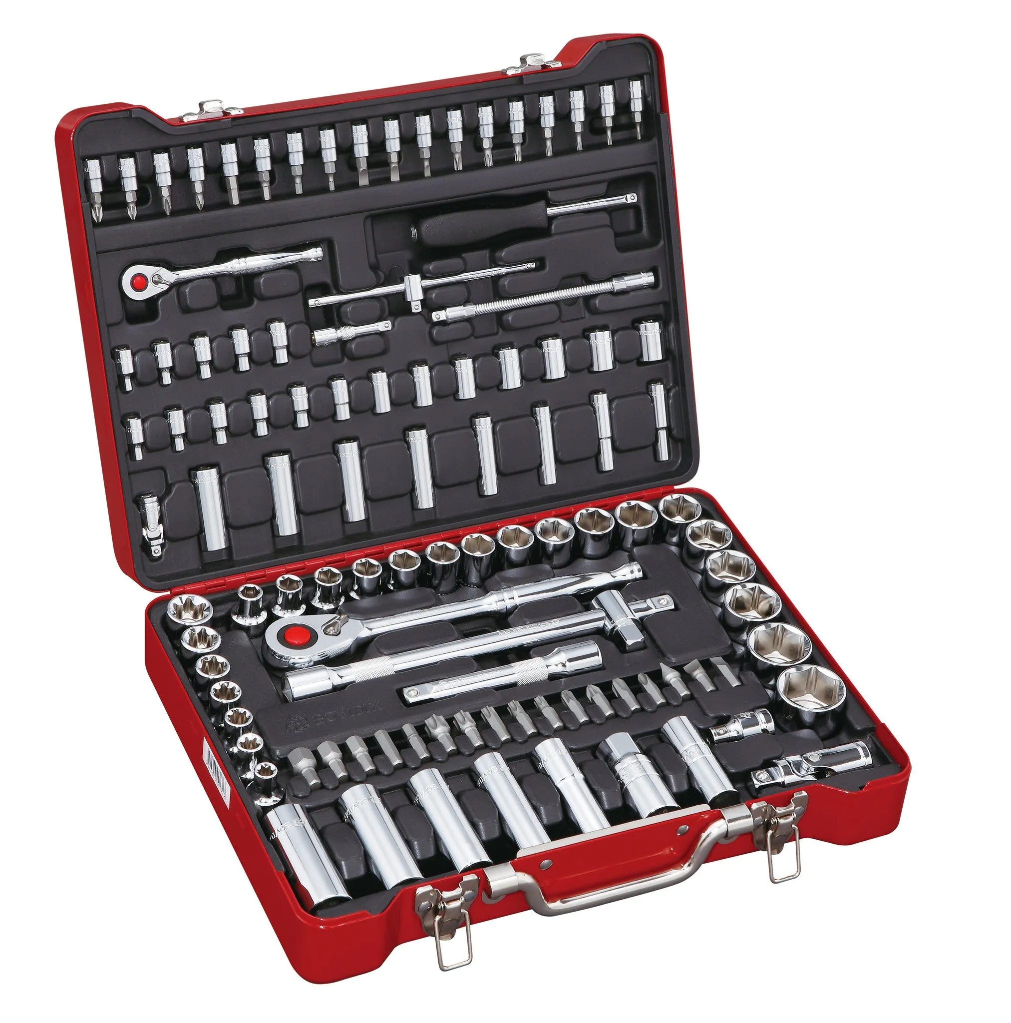 1/4", 1/2" Dr. 104 PC Socket & Bit Set, Metric