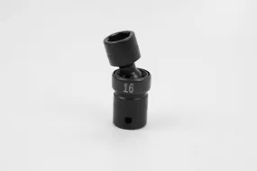 16 mm 1/2" Drive 6 Point Swivel Metric Impact Socket