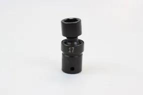 17 mm 1/2" Drive 6 Point Swivel Metric Impact Socket