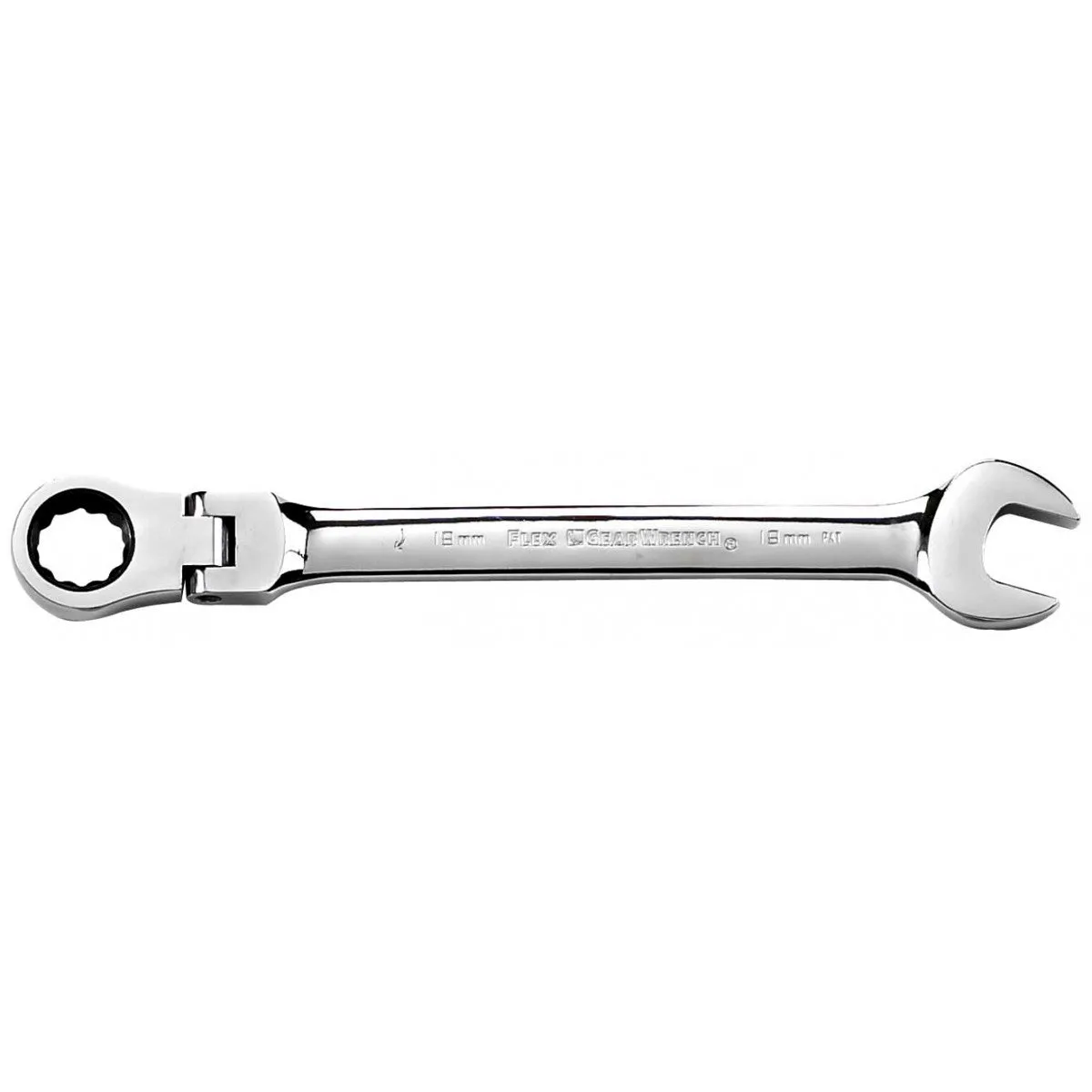 18mm 120XP Universal Spline XL Gearbox Flex Ratchet Wrench KDT86118