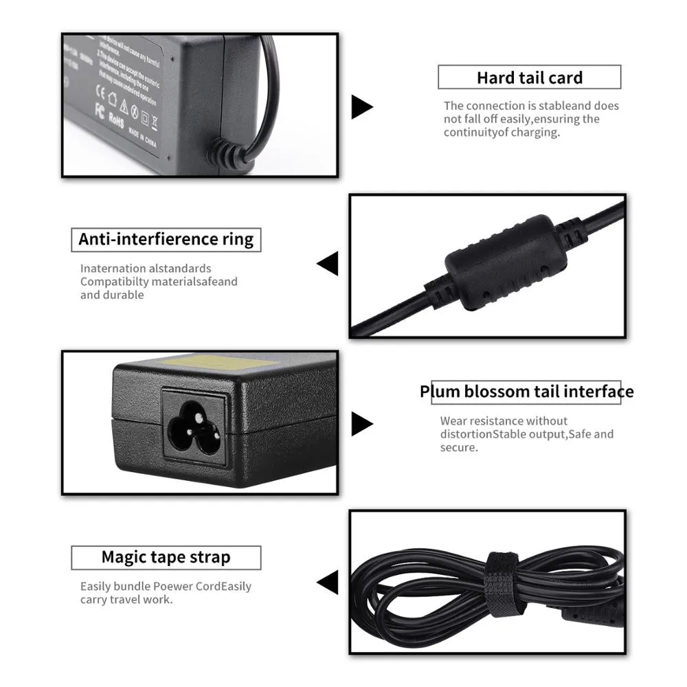 19V 3.16A AC Laptop Adapter Charger For Samsung Notebook R58 R23 R540 R429 R23 RV411 R440 R430 R528 R478 Power Supply