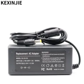 19V 3.16A AC Laptop Adapter Charger For Samsung Notebook R58 R23 R540 R429 R23 RV411 R440 R430 R528 R478 Power Supply