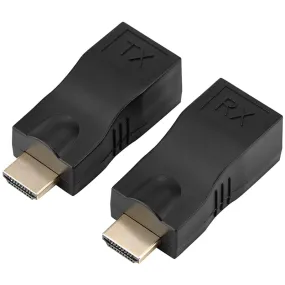 2-Piece 4K Hdmi Interface Extender To Rj45 Network Ethernet Adapter Interface Se-Lrj-B