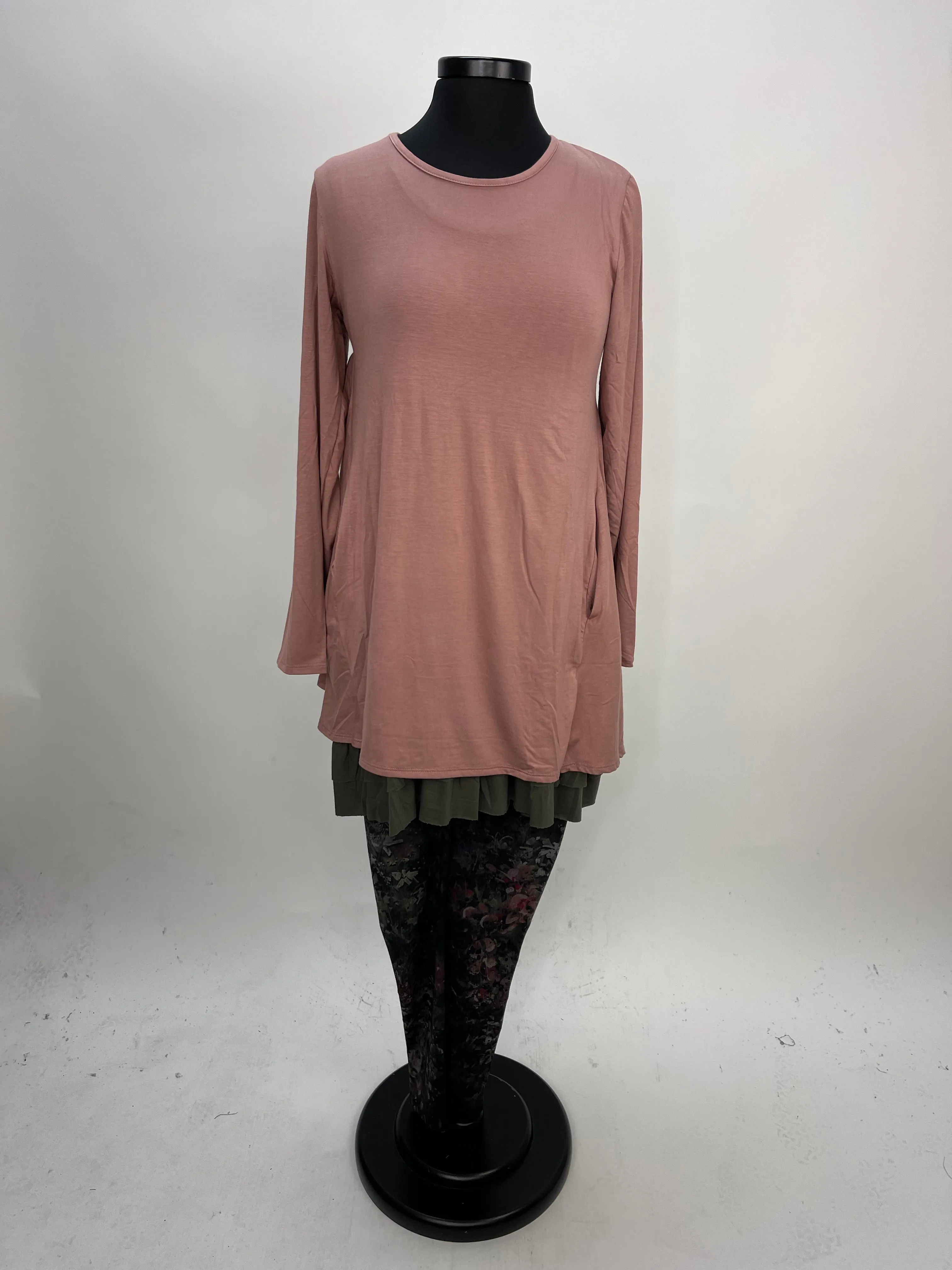 2AM Long Sleeves Tunic - Mars