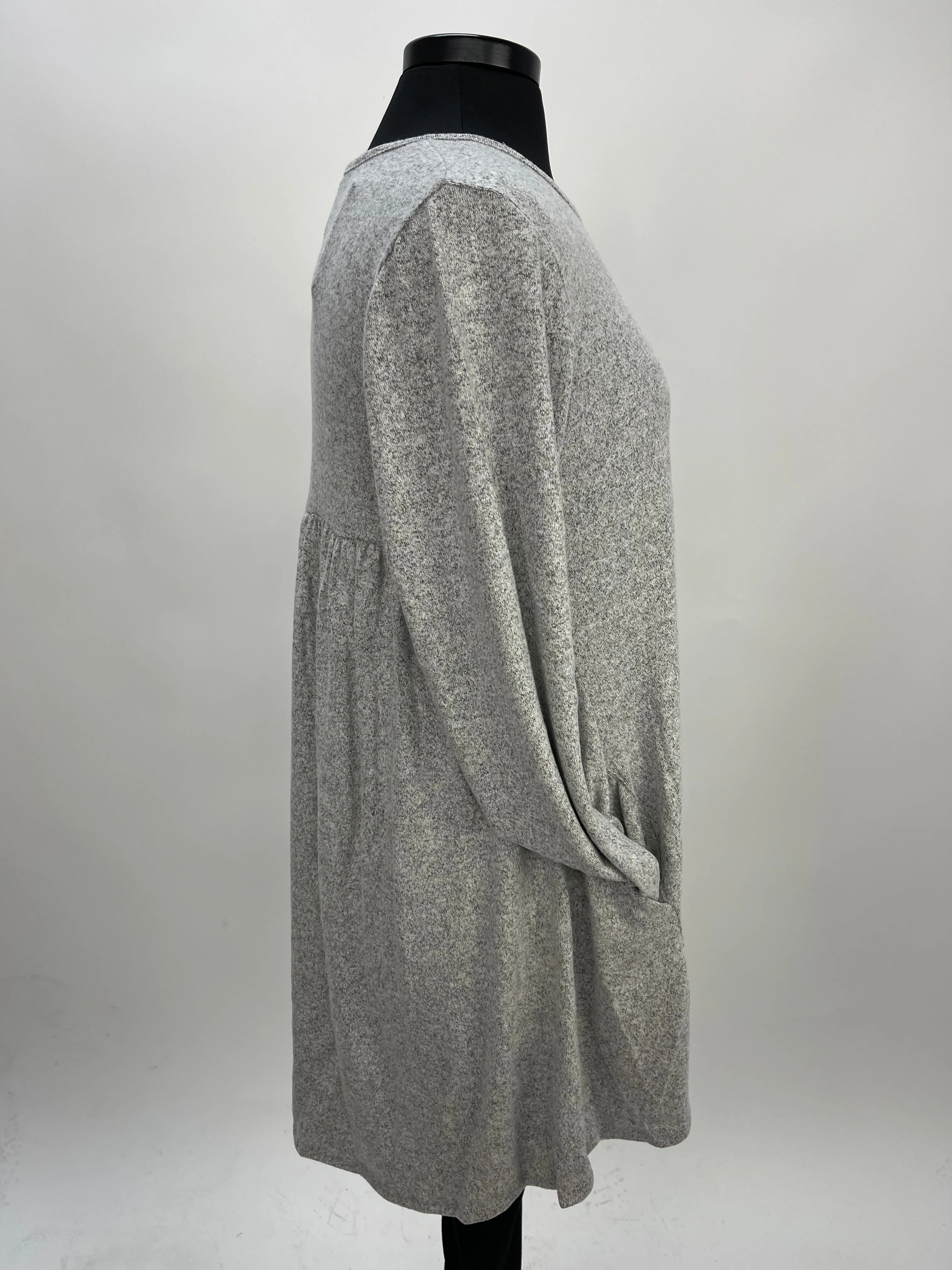 2AM Long Sleeves Tunic - Salt Hacci