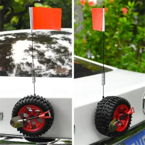 3D Mini Car Sticky Tire Decor