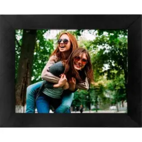 8" WiFi Digital Photo Frame Metal Black - Polaroid