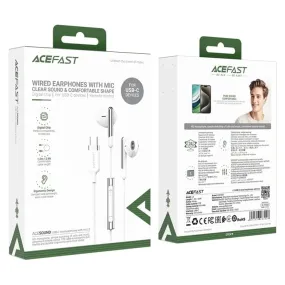 Ace Fast Type C Earphone, White