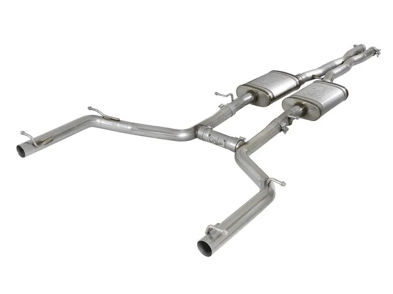 AFE MACH Force-Xp Cat-Back Exhaust System (Reuses OEM Tips): Chrysler 300 / Dodge Charger 3.6L V6 2015 - 2024