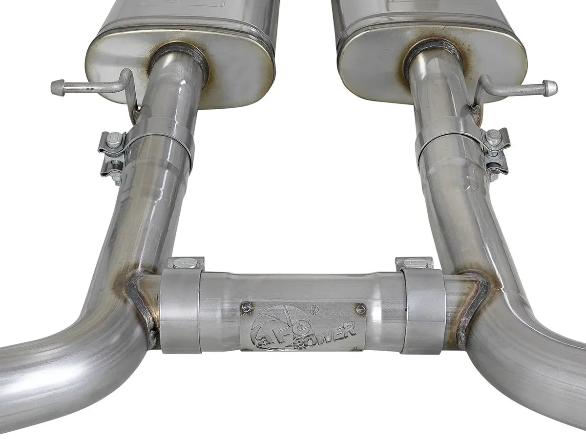 AFE MACH Force-Xp Cat-Back Exhaust System (Reuses OEM Tips): Chrysler 300 / Dodge Charger 3.6L V6 2015 - 2024