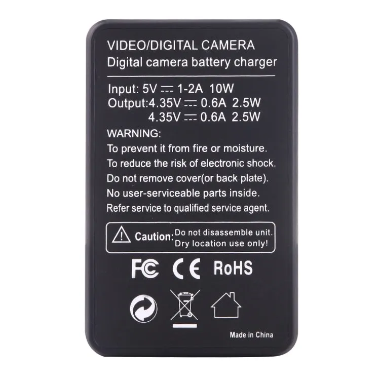 AHDBT-501 LCD Screen Dual Batteries Charger for GoPro HERO5 with Displays Charging Capacity