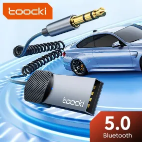 AUX Bluetooth Car Adapter Dongle - USB to 3.5mm Jack Audio Receiver