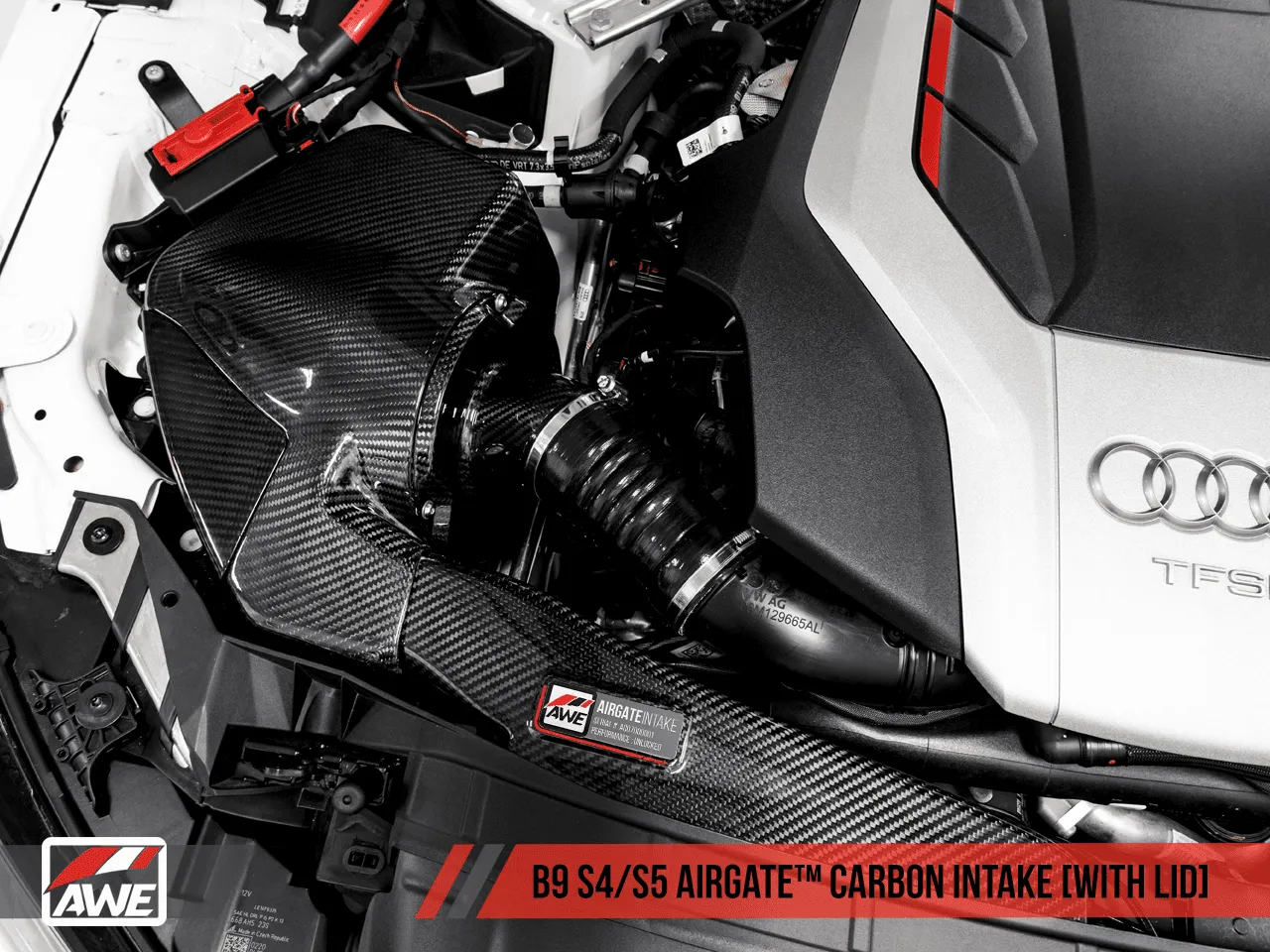 AWE AirGate Carbon Intake System | 2018-2021 Audi S4/S5 B9 3.0T