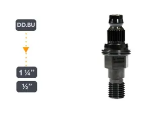 B BTEC 2.000.493 KARAT 180 Adapter DD-BU M 1-1/4"M to 1/2"F