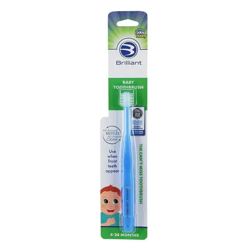 Baby Buddy - Brilliant Baby Toothbrush, Blue