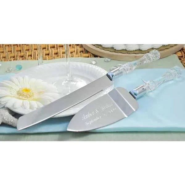 Beach Cake Server Set