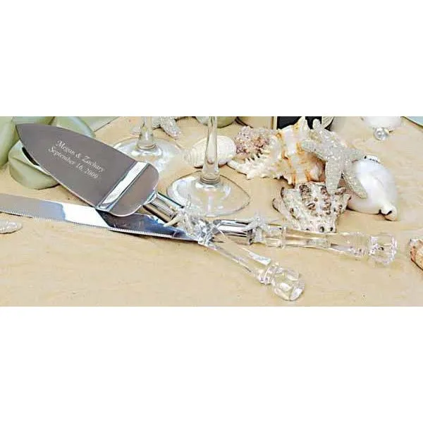 Beach Cake Server Set