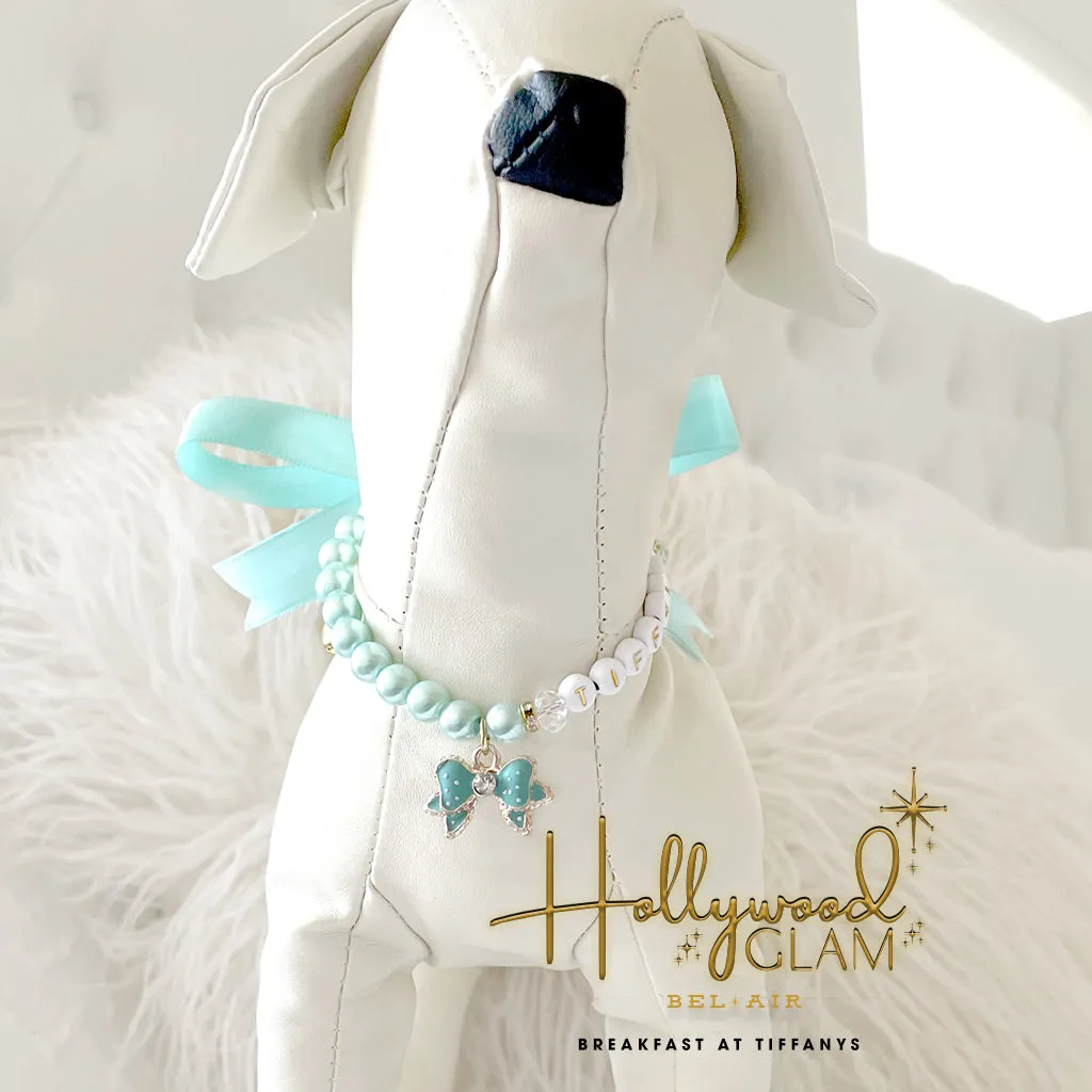 Bel-Air Hollywood Glam Pearl Dog Necklace Cat Necklace