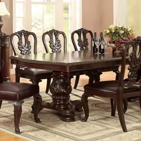 Bellagio Brown Cherry Dining Table w/ 2 Leaves