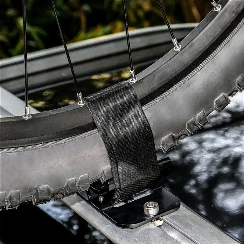 Bike Fork Mount Car Roof Rack Support Quick Release Thru Axle Carrier Road Bicycle Front Fork Block Stand Holder MTB Accessories