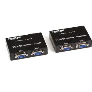 Black Box VGA Extender Kit, 2-Port Local, 2-Port Remote