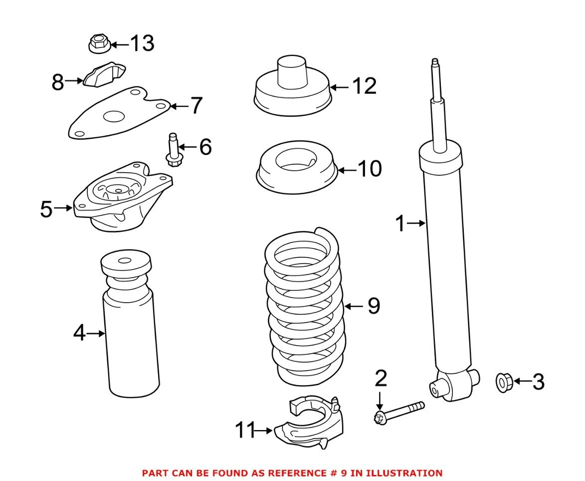 BMW Coil Spring – Rear 33536851930