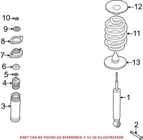 BMW Coil Spring – Rear (w/ M Sport Suspension) 33536761925