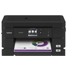 Brother MFC Inkjet All-in-One Color Printer, 128MB Memory, Wireless, Color Touchscreen LCD Display - MFC-J690DW