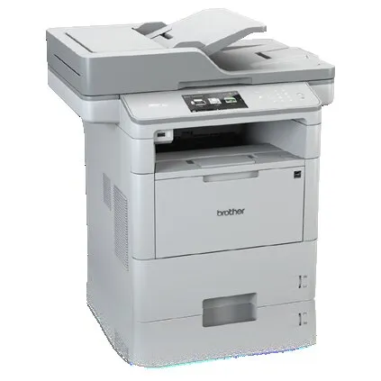 Brother MFC Monochrome Laser All-in-One Printer, 512MB Memory, Wireless, Ethernet, Color Touchscreen Display - MFC-L6750DW