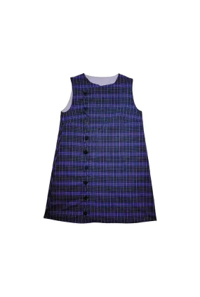 Buru x Tori Mellott Reversible Dress Girls - Purple Plaid