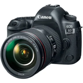 Canon EOS 5D Mark IV DSLR Camera with 24-105mm f/4L II Lens