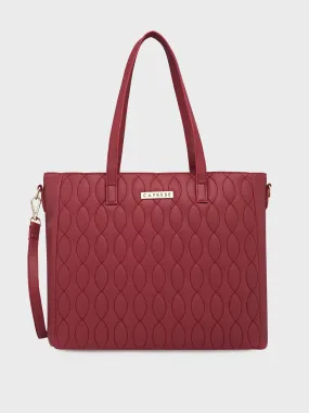 Caprese Mubi Tote Small Maroon