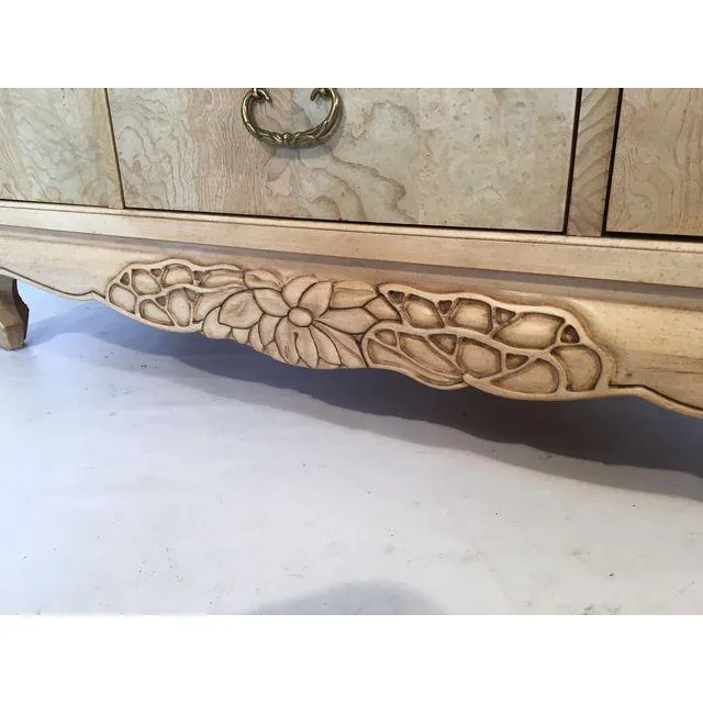 Century Furniture Burl Wood Asian Chinoiserie Server