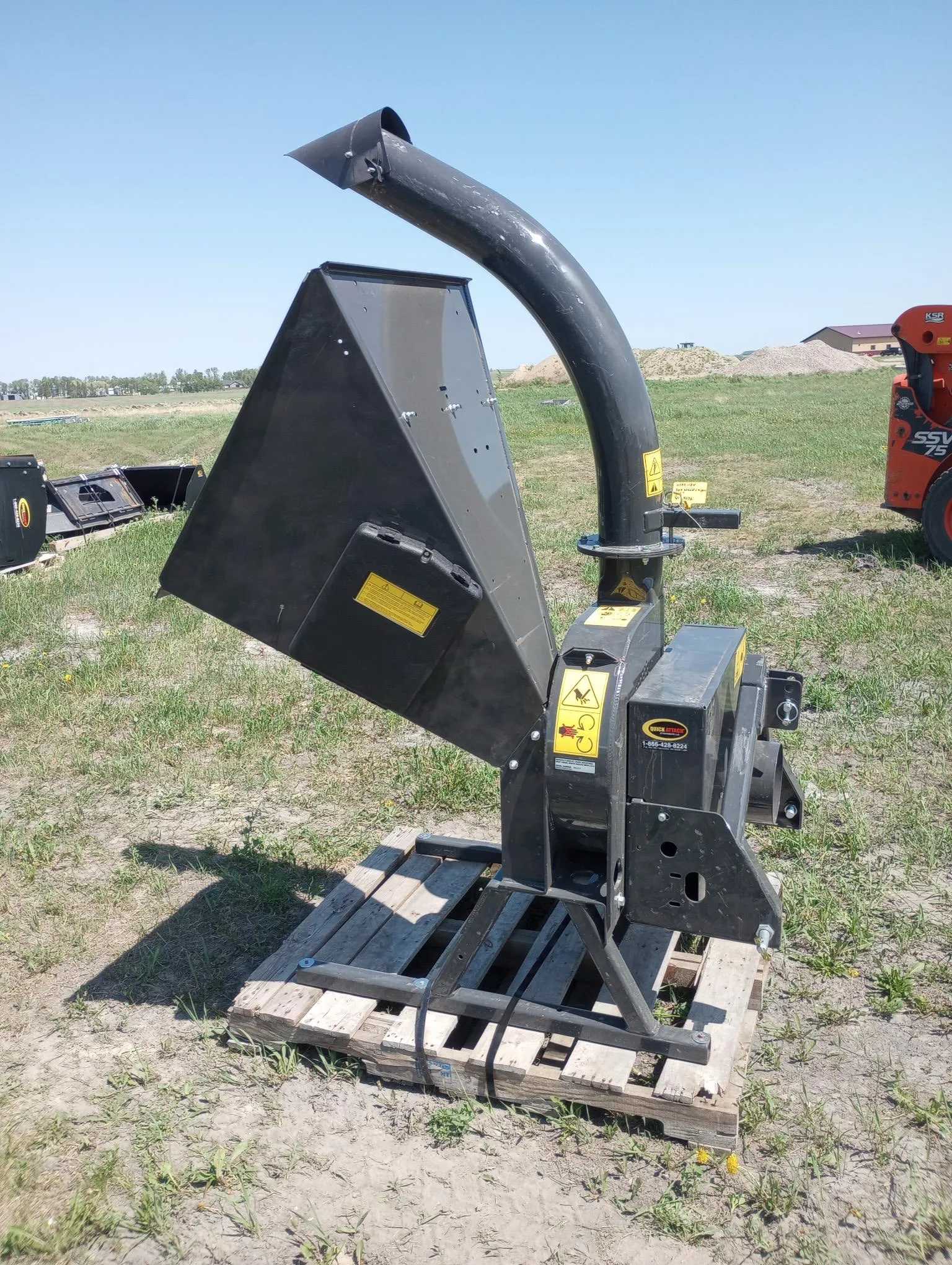 CERTIFED USED1184 - 5" WOOD CHIPPER 3 POINT - $6,395   FREIGHT