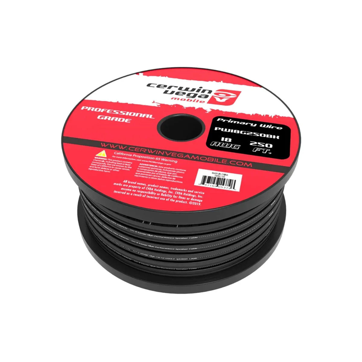 CERWIN-VEGA 18 Gauge Primary Wire - PW18G250BK