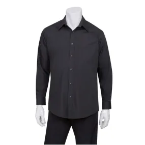 Chef Works D150BLKL Dress Shirt