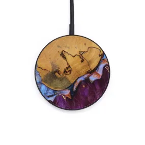 Circle Wood Resin Wireless Charger - Benny (Mosaic, 642541)