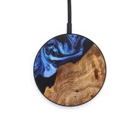 Circle Wood Resin Wireless Charger - Chevelle (Blue, 627591)