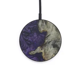 Circle Wood Resin Wireless Charger - Donnell (Purple, 582350)