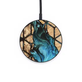 Circle Wood Wireless Charger - Dellie (Pattern, 737280)