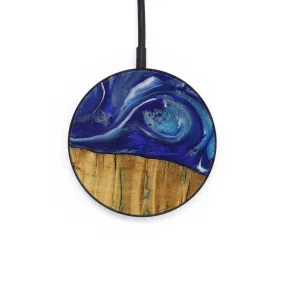 Circle Wood Wireless Charger - Robena (Blue, 730803)