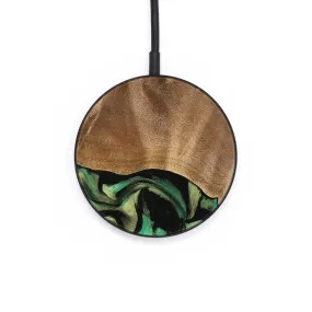 Circle Wood Wireless Charger - Takisha (Green, 734955)