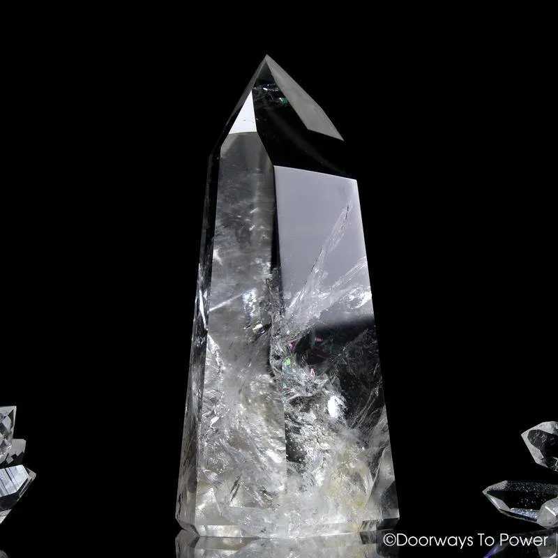 Clear Quartz Master Crystal Point with Rainbows (RESERVED)