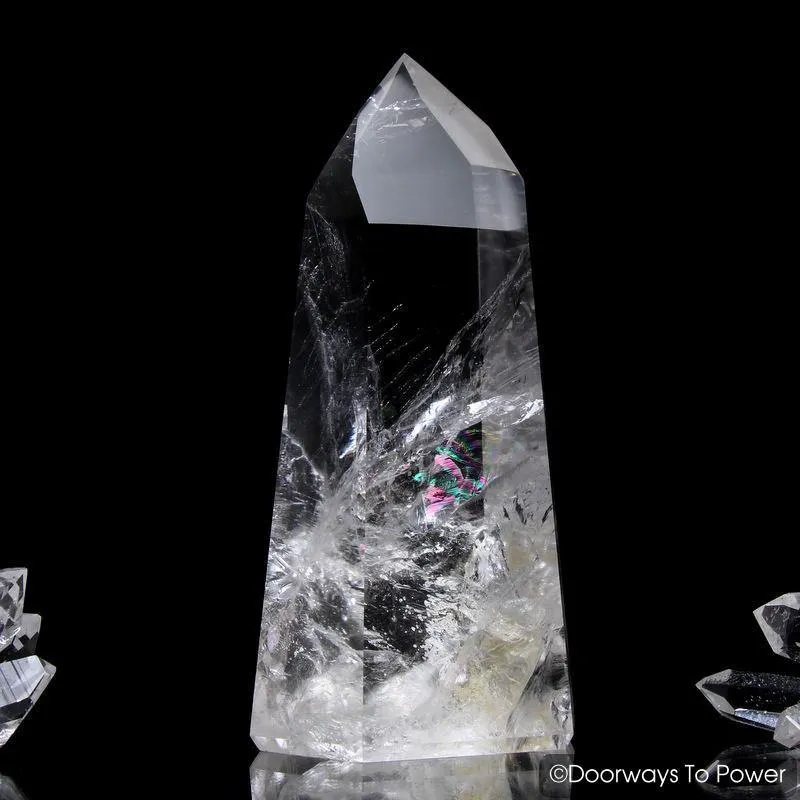 Clear Quartz Master Crystal Point with Rainbows (RESERVED)